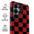 Red and Black Checkerboard Galaxy S26 Ultra Impact Case