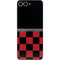 Red and Black Checkerboard Galaxy Z Flip6 Skin