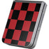 Red and Black Checkerboard Galaxy Z Flip6 Skin