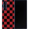 Red and Black Checkerboard Galaxy Z Fold6 Skin