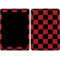 Red and Black Checkerboard iPad Skins