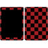 Red and Black Checkerboard iPad Skins