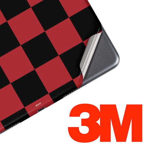 Red and Black Checkerboard iPad Skins