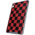 Red and Black Checkerboard iPad 11th Gen (2025) Clear Case