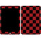 Red and Black Checkerboard Apple iPad Skin