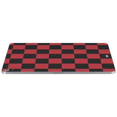Red and Black Checkerboard Apple iPad Air Skin
