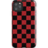 Red and Black Checkerboard iPhone Cases