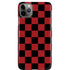 Red and Black Checkerboard iPhone Cases