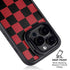 Red and Black Checkerboard iPhone 14 Pro Max Kickstand Case