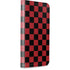 Red and Black Checkerboard iPhone 15 Folio Case