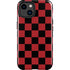 Red and Black Checkerboard iPhone 15 Impact Case