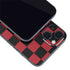 Red and Black Checkerboard iPhone 15 Skin