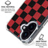 Red and Black Checkerboard iPhone 16 MagSafe Case