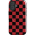 Red and Black Checkerboard iPhone 16 Magsafe Impact Case