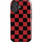Red and Black Checkerboard iPhone 16 Plus Magsafe Impact Case