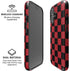 Red and Black Checkerboard iPhone 16 Plus Magsafe Impact Case