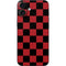 Red and Black Checkerboard iPhone 16 Plus Skin