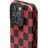 Red and Black Checkerboard iPhone 16 Pro Impact Case
