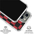 Red and Black Checkerboard iPhone 16 Pro Max Clear Case