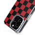 Red and Black Checkerboard iPhone 16 Pro Max MagSafe Case