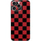 Red and Black Checkerboard iPhone 16 Pro Max Skin