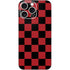 Red and Black Checkerboard iPhone 16 Pro Max Skin