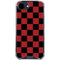 Red and Black Checkerboard iPhone 16e Clear Case