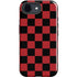 Red and Black Checkerboard iPhone 16e Impact Case