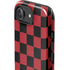 Red and Black Checkerboard iPhone 16e Impact Case