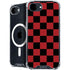 Red and Black Checkerboard iPhone 16e MagSafe Case