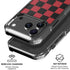 Red and Black Checkerboard iPhone 18 Pro Clear Case
