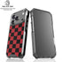 Red and Black Checkerboard iPhone 18 Pro Clear Case