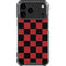 Red and Black Checkerboard iPhone 18 Pro Max Clear Case