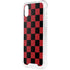 Red and Black Checkerboard iPhone XS Clear Case