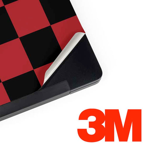 Red and Black Checkerboard Dell Latitude Skin