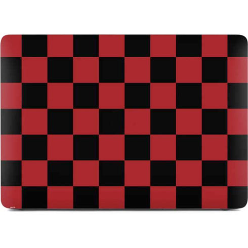 Red and Black Checkerboard Apple MacBook Pro 16-inch Skin