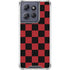 Red and Black Checkerboard Moto G Power 5G (2025) Clear Case