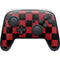 Red and Black Checkerboard Nintendo Switch 2 (2025) Pro Controller Skin
