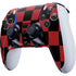 Red and Black Checkerboard PS5 DualSense Edge Pro Controller Skin
