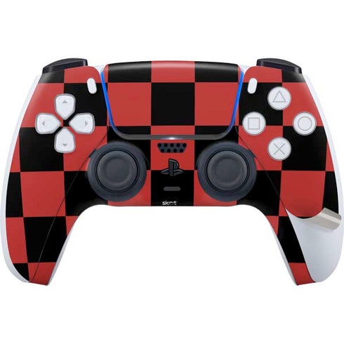 Red and Black Checkerboard PS5 Pro Bundle Skin