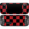 Red and Black Checkerboard Steam Deck Handheld Gaming Computer OLED Skin