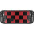 Red and Black Checkerboard Steam Deck Handheld Gaming Computer OLED Skin