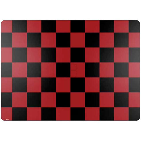 Red and Black Checkerboard Surface Laptop 7 13.8in Skin