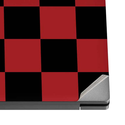 Red and Black Checkerboard Dell XPS Skin