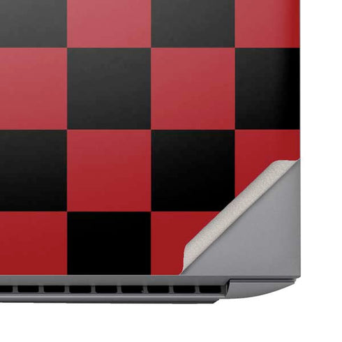Red and Black Checkerboard HP ZBook Fury 16 G10 Skin
