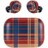 Red and Blue Plaid Amazon Echo Buds Skin