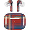 Red and Blue Plaid AirPods Skins