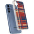 Red and Blue Plaid Galaxy A55 5G Clear Case