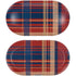 Red and Blue Plaid Galaxy Buds Plus Skin