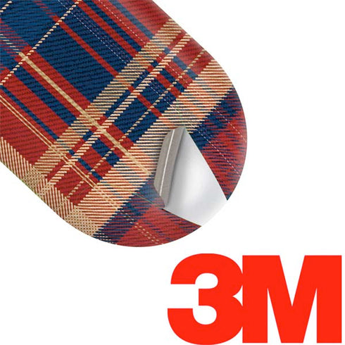 Red and Blue Plaid Galaxy Buds Plus Skin